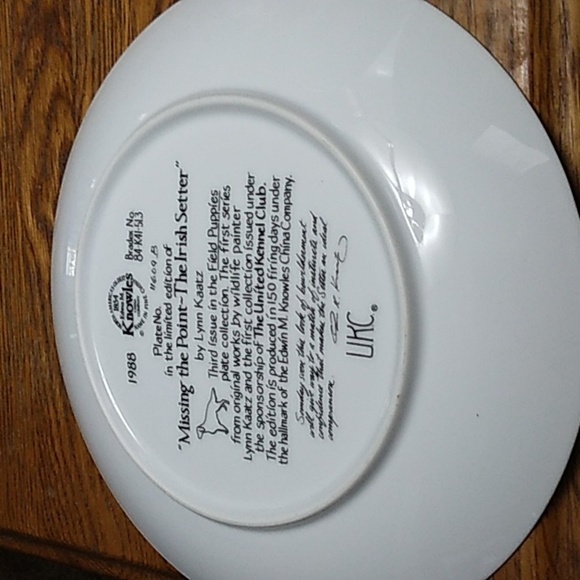 Knowles plate collection, set of 2 - Picture 3 of 9